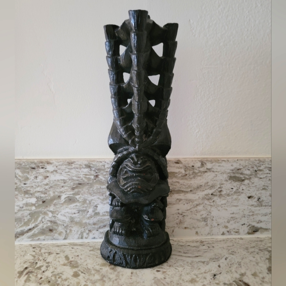 Hawaii Vintage Tiki Figurine - LARGE Hawaiian 
